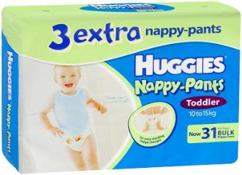 Huggies Toddler Boy 31 Nappy Pants
