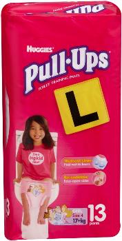 Huggies Pull Ups Size 4 Girl