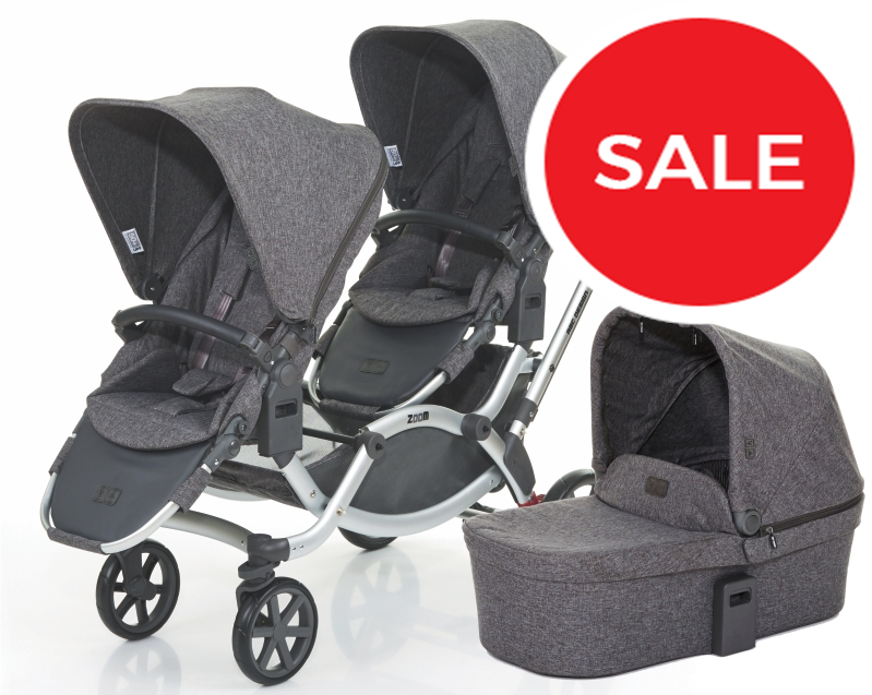 ABC Design Zoom Twin Pram 2017 Track plus Carrycot
