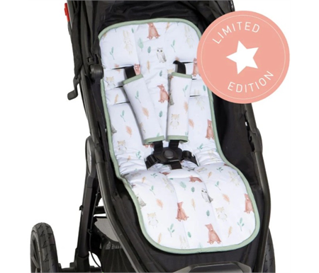 All4Ella Ice Cooling Pram Liner - Forest Friends