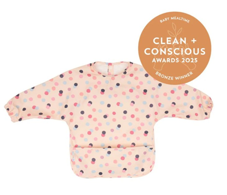 All4Ella Recycled Long Sleeve Bib - Confetti