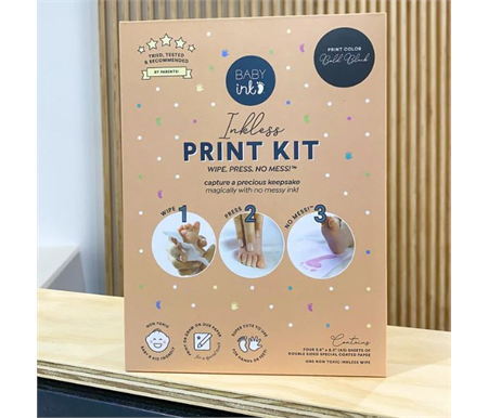 BABYink Ink-less Print Kits - Black-Ish - Grey