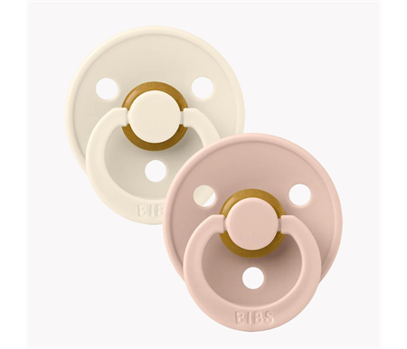 BIBS Colour Symmetrical 2pk - Ivory / Blush 