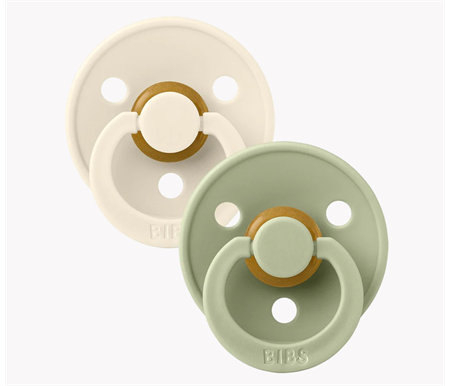 BIBS Colour Symmetrical 2pk - Ivory / Sage