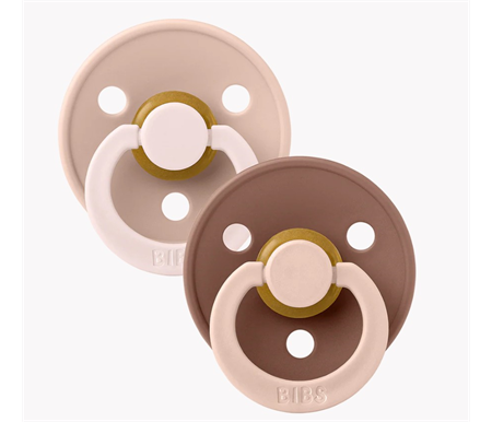 BIBS Fusion Colour - Blush/Woodchuck Mix Size 3