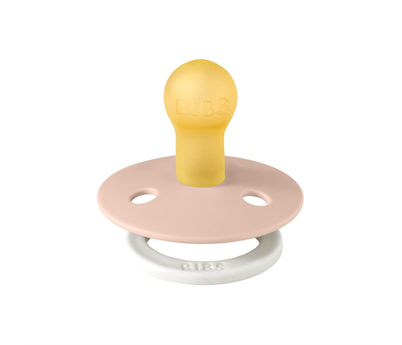 BIBS Night Glow Colour Pacifier 2pk - Blush