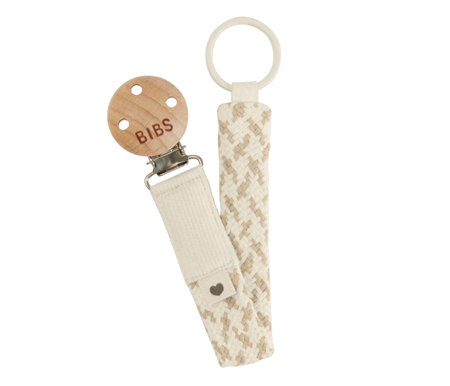 BIBS Paci Clip Ivory-Vanilla