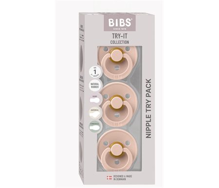 BIBS Try-It Collection 3 Pk - Blush