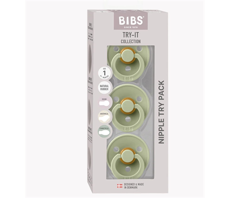 BIBS Try-It Collection 3 Pk - Sage