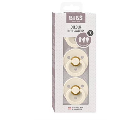BIBS Try-It Collection 3Pk - Ivory