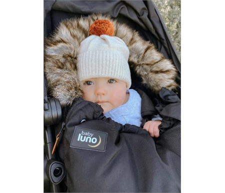 Baby Luno - Nordic Footmuff - Classic Black