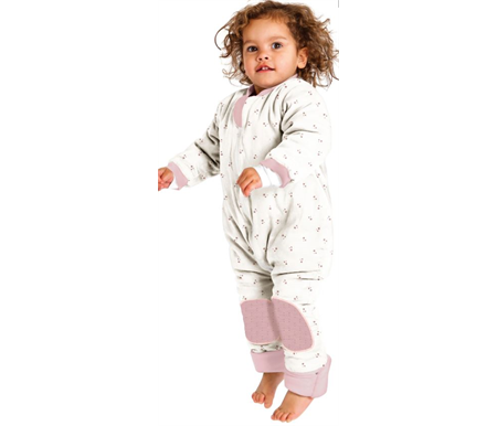 Baby Studio Warmies Cotton Sleeping Bag With Arms and Legs 3.0 Tog 24m - Pink Stars