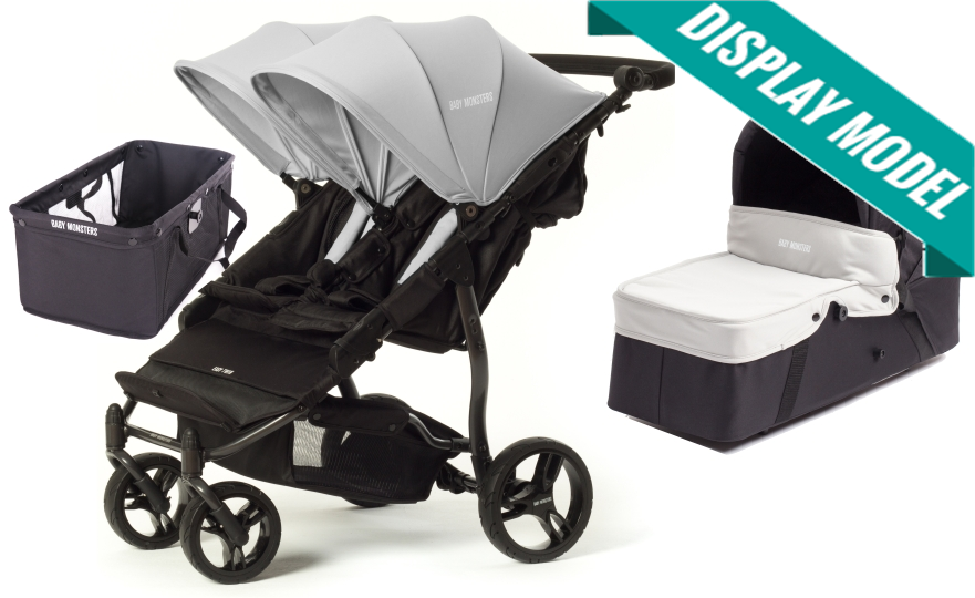 Baby Monsters Easy Twin plus Carrycot plus Shop and Go Basket Australia