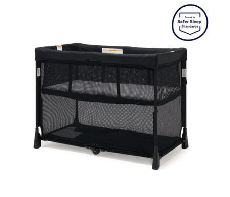 BabyRest Journey 2 in 1 Travel Cot - Black