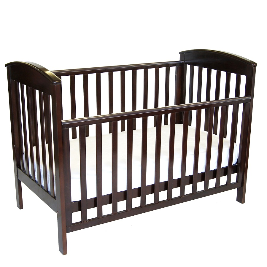 Babyhood Classic Curve Cot English Oak Australia