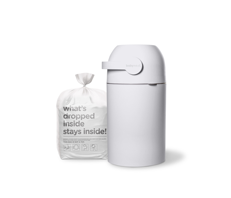 Babyrest Aster Nappy Bin - White