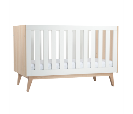 Babyrest Tommi Cot - Oak White-Display Only