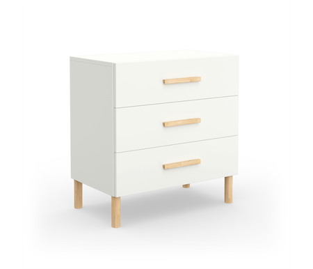 Babyrest Torquay Chest - White/Natural ( ONLY 2 LEFT)