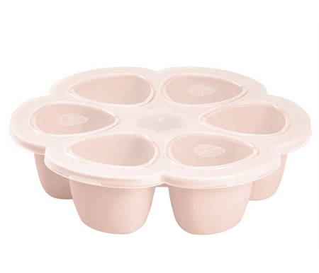 Beaba Silicone Multiportions 90ml - Vintage Pink