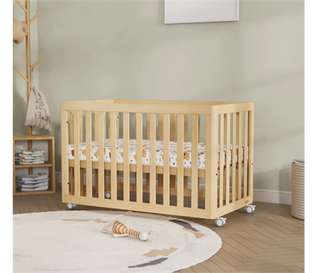 Boori Turin Compact Cot V25 Almond Plus Boori Pocket Spring Mattress Value ($169.00) 