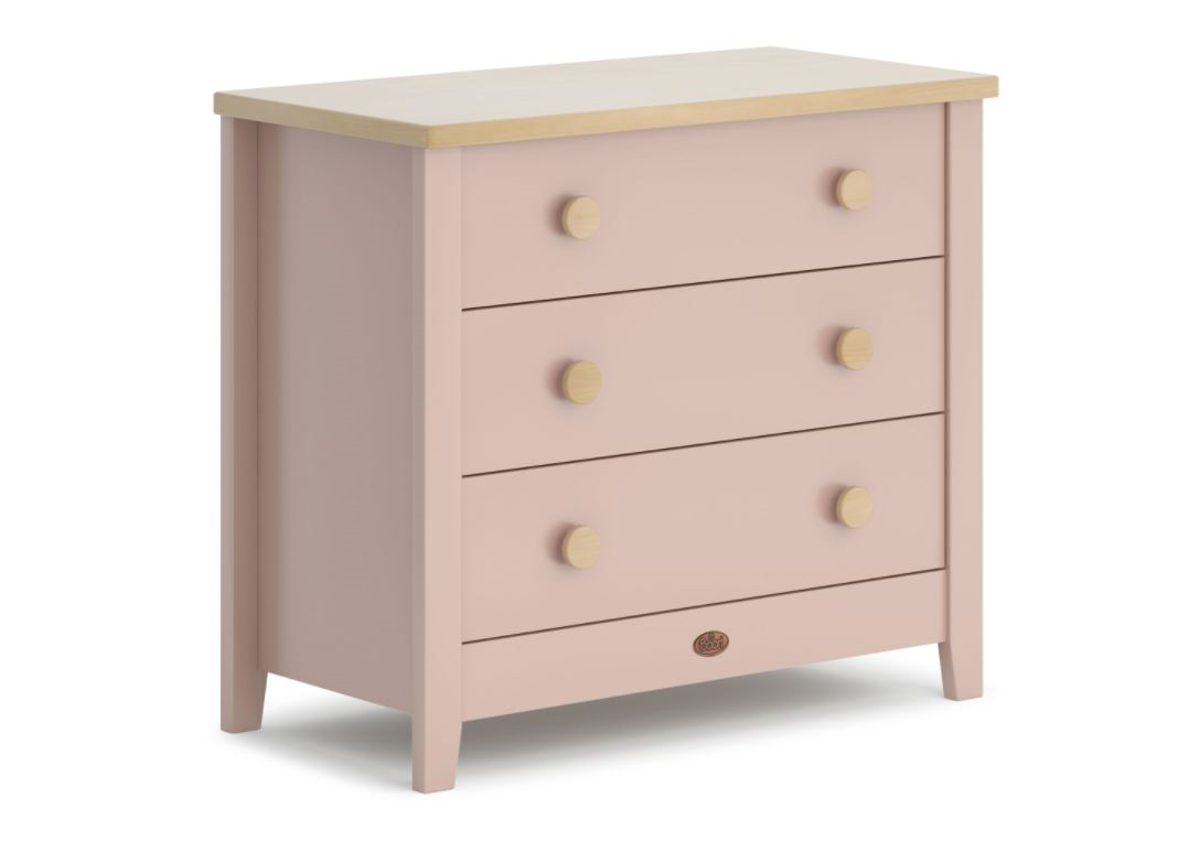 Boori 3 Drawer Chest Flat Pack Cherry and Almond