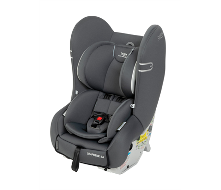 Britax Safe N Sound Graphene EA iFix Grey  Plus Bonus Oval Backseat Mirror & Seat Protector Value $69.90