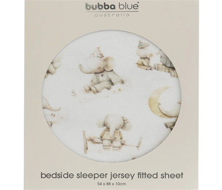Bubba Blue Elephant Bedtime - Bedside Sleeper Sheet