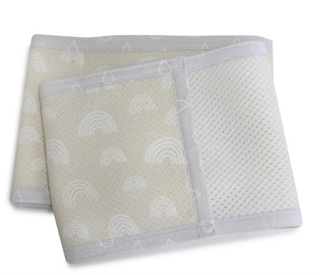 Bubba Blue Nordic Air+ Cot Liner Grey/Sand