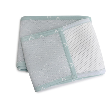 Bubba Blue Nordic Air+ Cot Liner Sky/Mint
