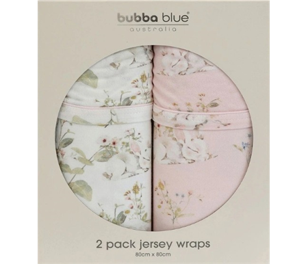 Bubba Blue Sleeping Bunny - 2pk Jersey Wraps