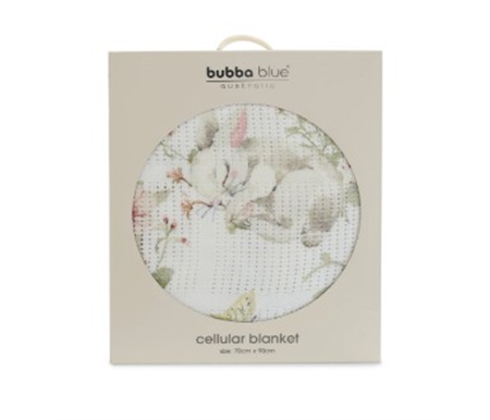 Bubba Blue Sleeping Bunny - Cellular Blanket