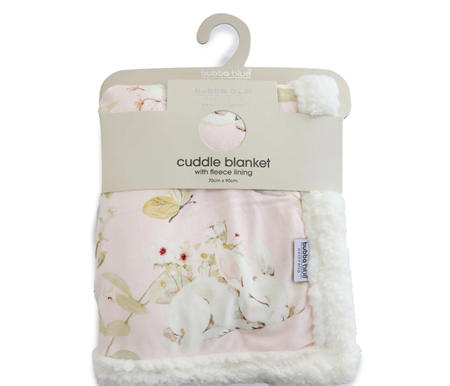 Bubba Blue Sleeping Bunny - Cuddle Blanket