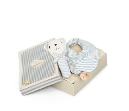 Cam Cam Copenhagen Baby Essentials Gift Box - Classic Blue Stripes
