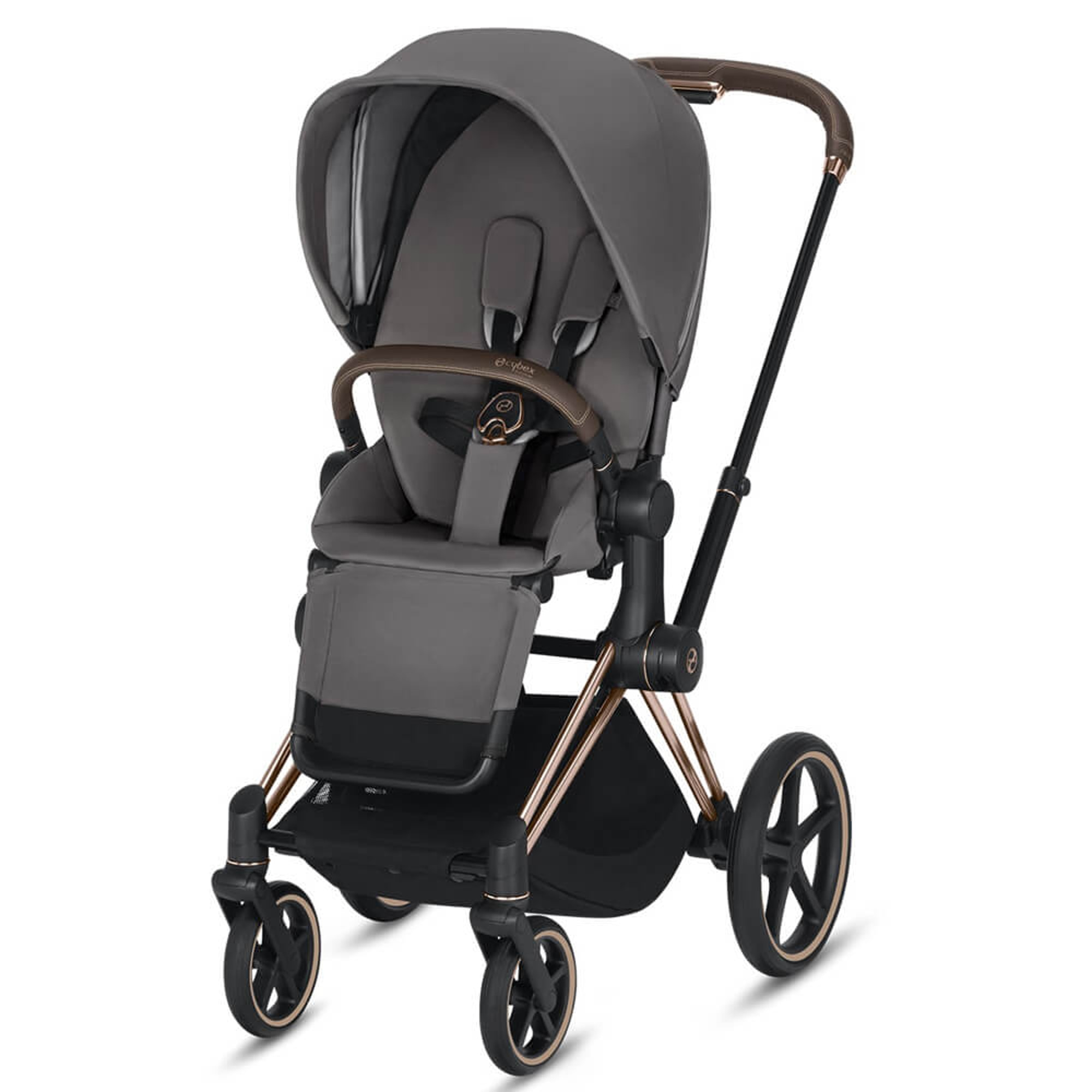 Cybex Priam 2020 Rose Gold - Manhattan Grey Plus Complete