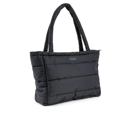 Done By Deer Quilted Changing Tote Bag - Black