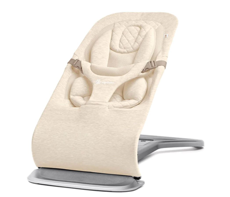 Ergobaby Evolve 3 in1 Bouncer - Cream  Plus Bonus Free Toy Bar