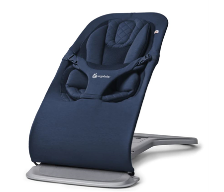 Ergobaby Evolve 3 in1 Bouncer - Midnight Blue Plus Bonus Free Toy