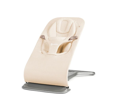 Ergobaby Evolve 3 in1 Bouncer Mesh - Cream Plus Bonus Free Toy Bar
