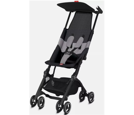 GB Pockit+ All Terrain 2019 Stroller Velvet Black Bonus Get Free Travel Bag & Free Rain Cover Value $140.00 