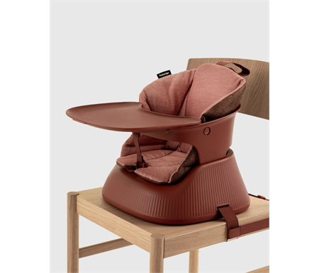 Hannie Portable High Chair Mahogany Red