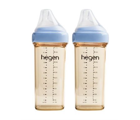 Hegen PCTO 330ml Feeding Bottle PPSU 2pk - Blue