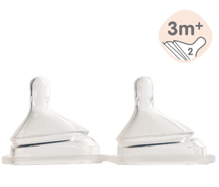 Hegen Teat Medium Flow (2Pack) 3 to 6Mths