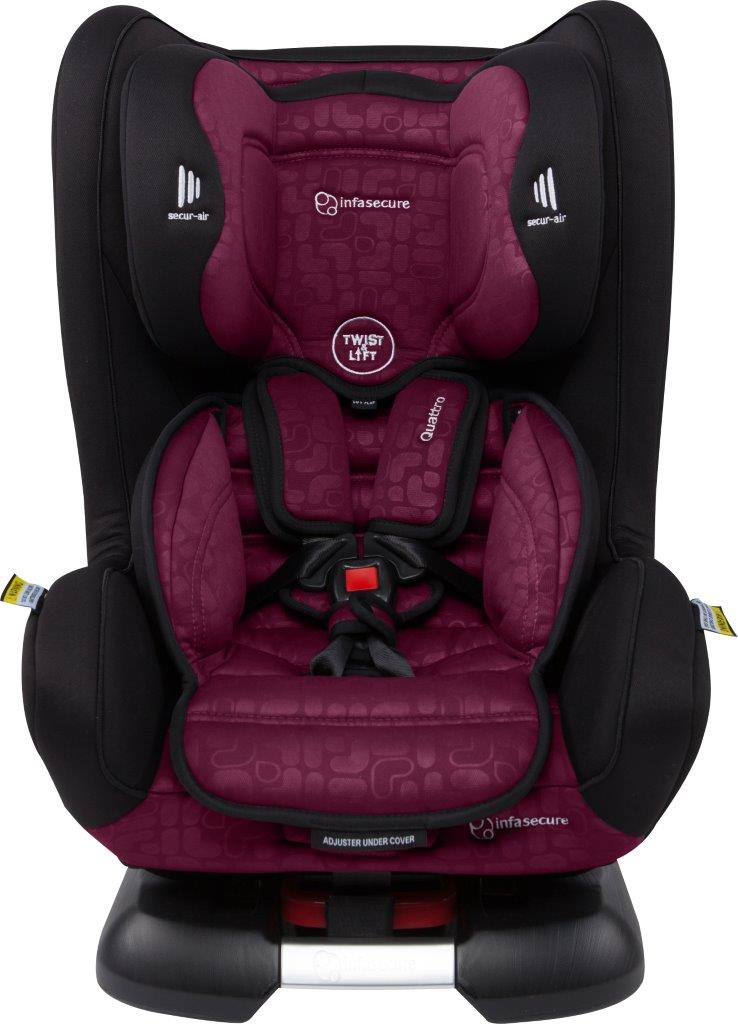 Infa Secure Quattro Element Convertible Car Seat Rose