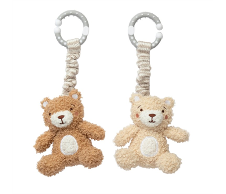Living Textiles 2pk Stroller Toy - Cuddly Bear 