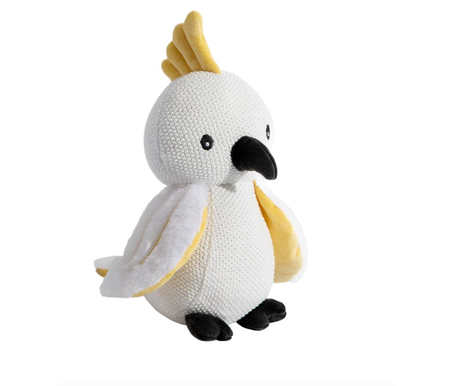 Living Textiles Australiana Knitted Toys - Colin the Cockatoo