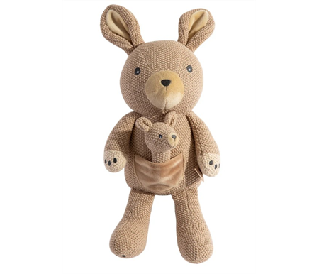 Living Textiles Australiana Knitted Toys - Kylie the Kangaroo