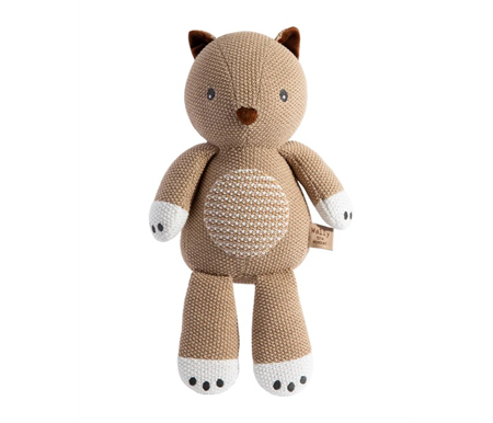 Living Textiles Australiana Knitted Toys - Wally the Wombat