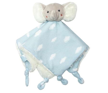 Living Textiles Elephant Playtime Security Blanket