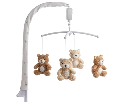Living Textiles Musical Mobile Set - Cuddly Bear