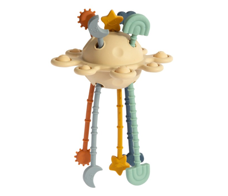 Living Textiles Playground Silicone Zippy Activity Toy - Jimmy